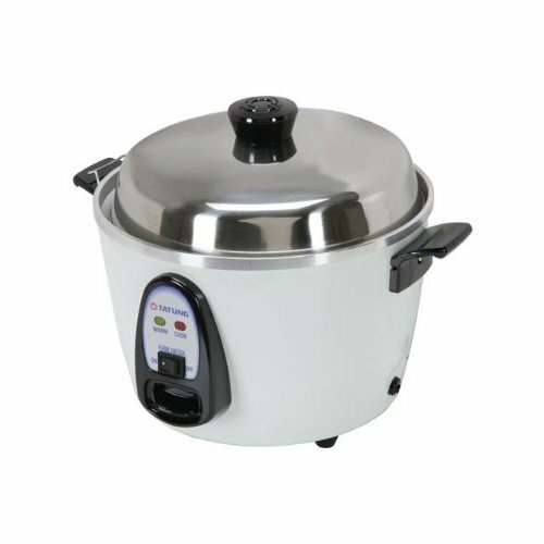 New TATUNG TAC-06I-NM 5 CUP All stainless steel Rice Cooker AC 110V - Black