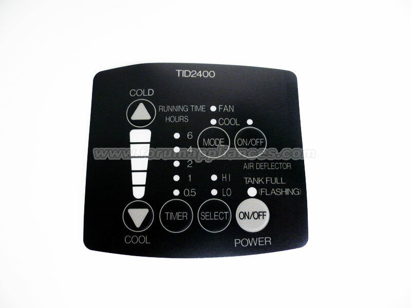 toyotomi panel sticker for tid 2400 discontinued image 1