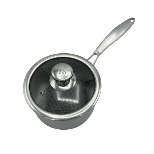 Targu Hybrid Sauce Pan: 16cm with glass lid | BC-HW16SPG