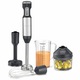 Cuisinart Hand Blender |CSB100C| Smart Stick with Chopper Attachment, 700W