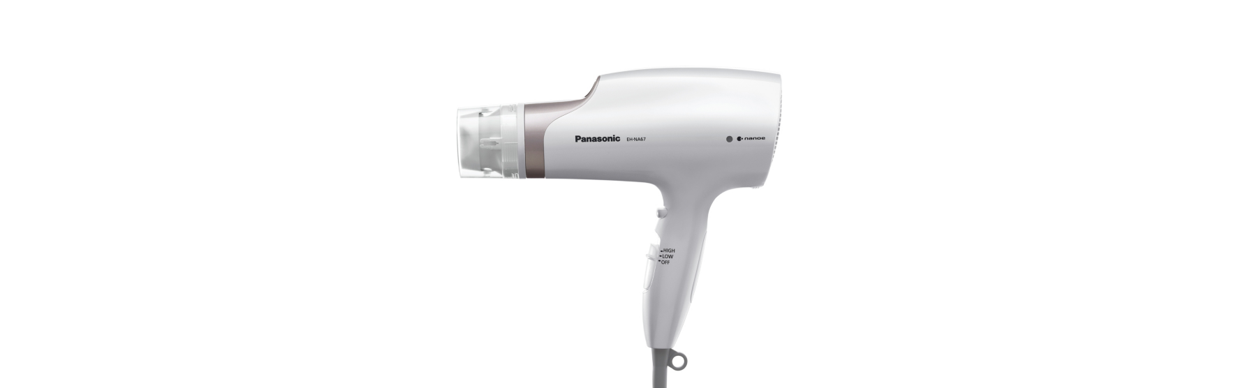 Panasonic Hair Dryer with NANOE particles, white | EH-NA67W
