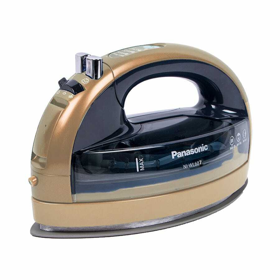 Panasonic Steam Iron |NI-WL607N| Champagne Colour, 360-Quick, Cordless, Ceramic-Coated Soleplate, with Vertical Steam
