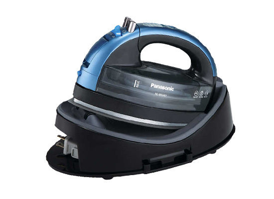 Panasonic Steam Iron |NI-WL607A| Blue, 360-Quick, Cordless, Ceramic-Coated Soleplate, with Vertical Steam