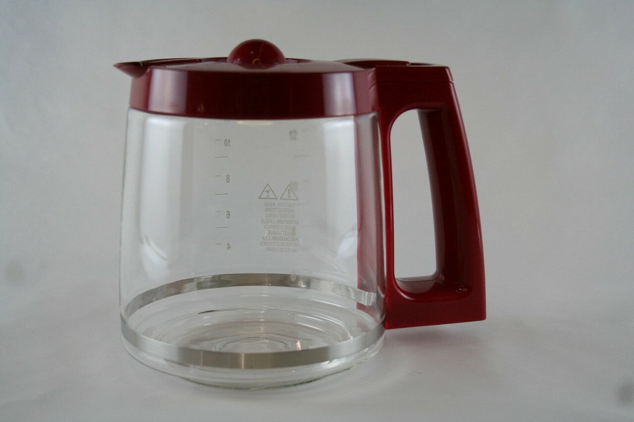 Hamilton Beach : 990015902 | Glass Carafe (Red) for 43253