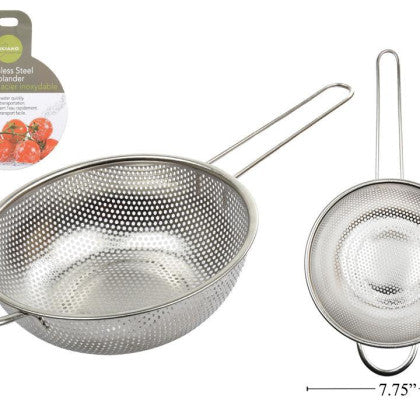 L. Gourmet 70748 Perforated Colander w/ Handle,7-5/8" dia. (1.15qt.)