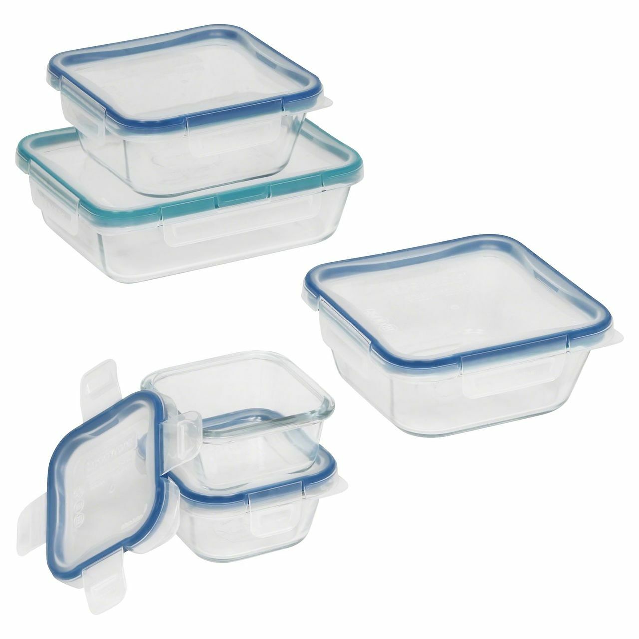 Snapware Total Solution Pyrex Glass Food Storage |1109331| 10-piece Se