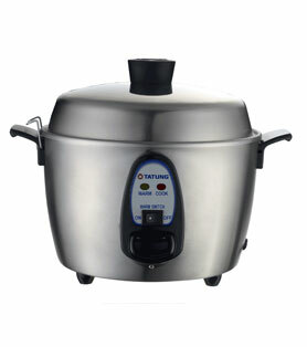 Ta Tung Rice Cooker |TAC06KN| Stainless Steel 6 Cup