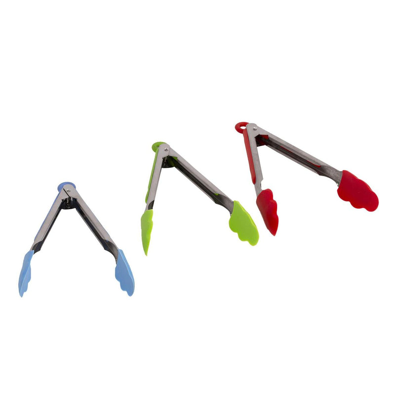 L.Gourmet 9'' Silicone Tongs with Pull Lock | 70297