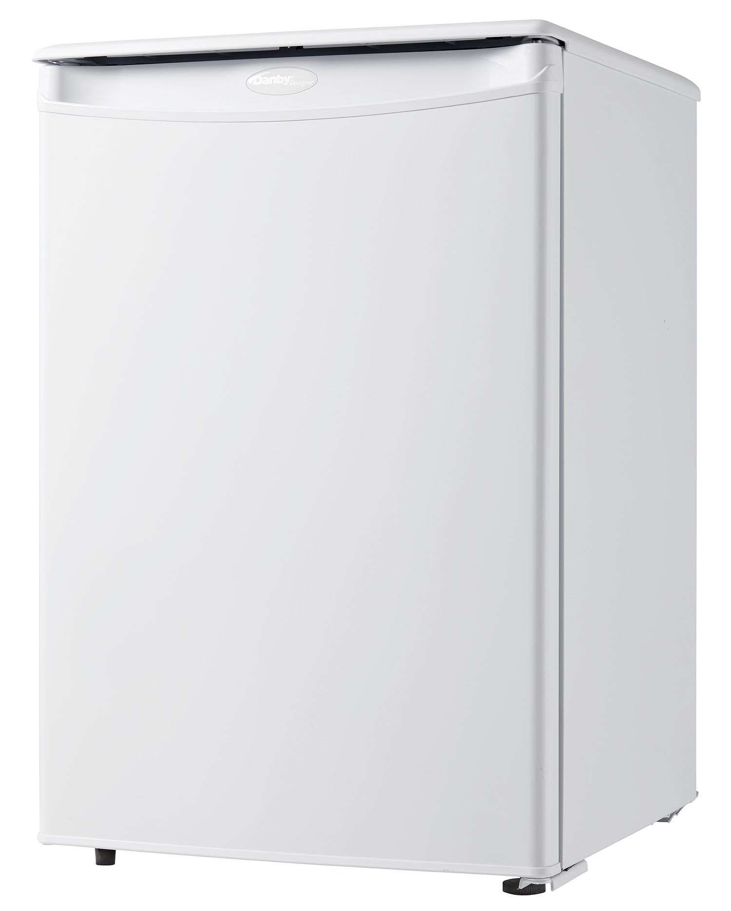 Danby Compact All-Refrigerator: 2.6 cu.ft (73L), reversible door hinge, auto defrost, 2 full width + 1.5 width adj wire shelves , R600a refrigerant, white | DAR026A1WDD