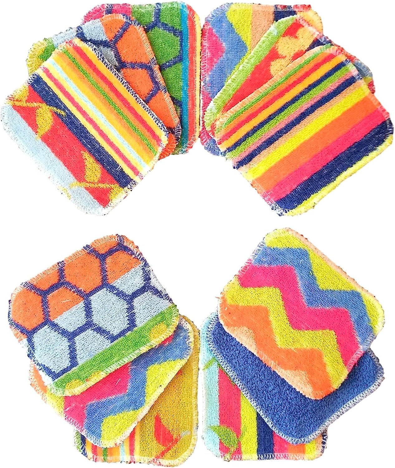 World's Best Flat Pot Scrubbers 1-Pack (Assorted Design / Colour) | ITEM V