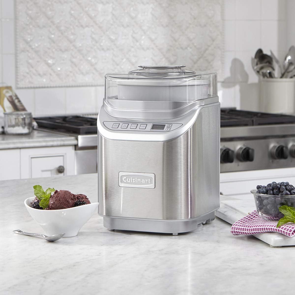 Cuisinart Gelateria Frozen Yogurt, Ice Cream, Gelato & Sorbet Maker |ICE70C| 2-Quart