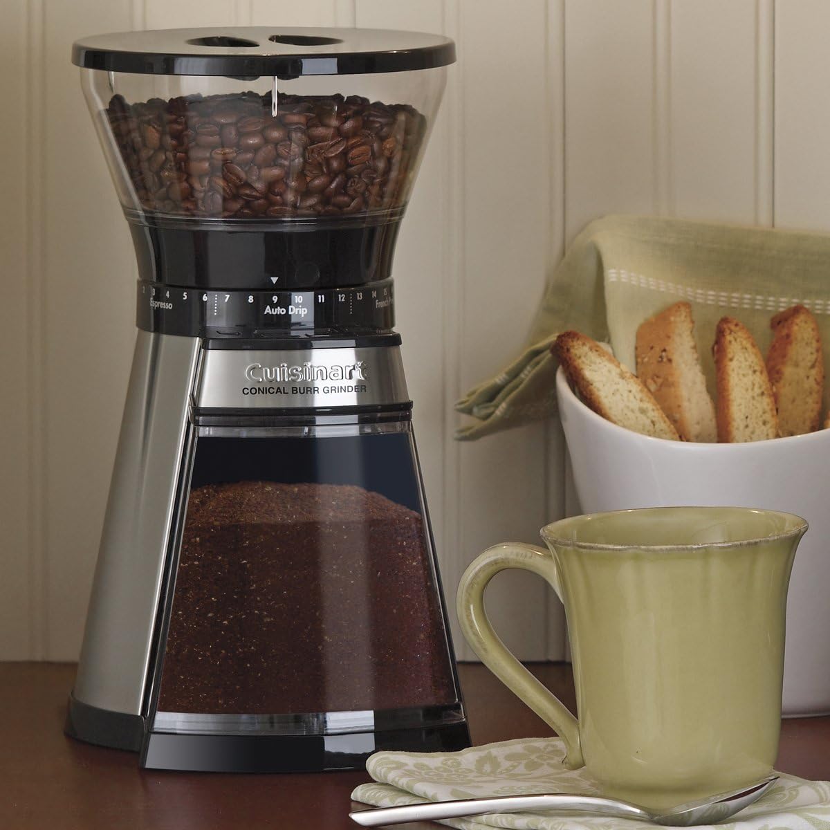 Cuisinart Conical Burr Mill |CBM18C| 8oz, 1-14 cups