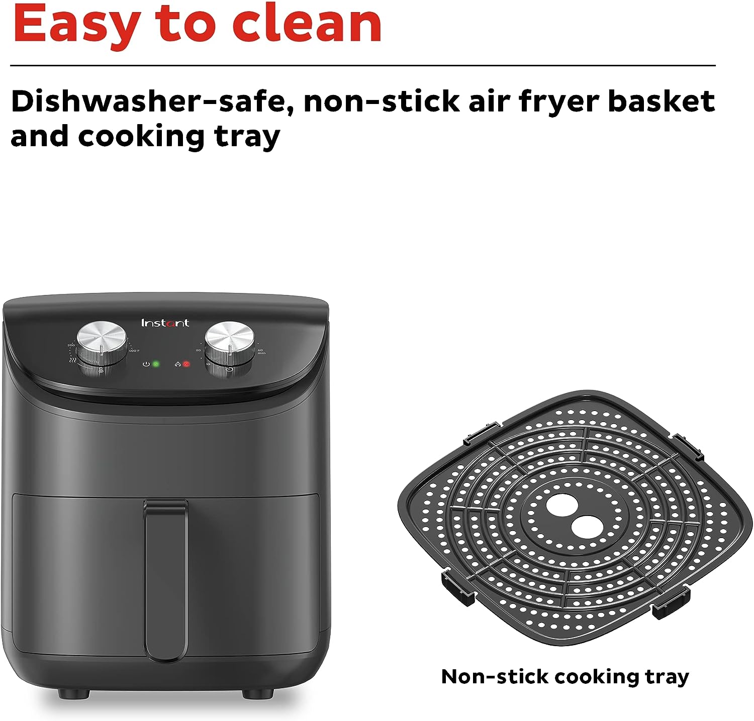 Instant Pot | 140-3135-01 | Instant Essentials Air Fryer, 4Qt