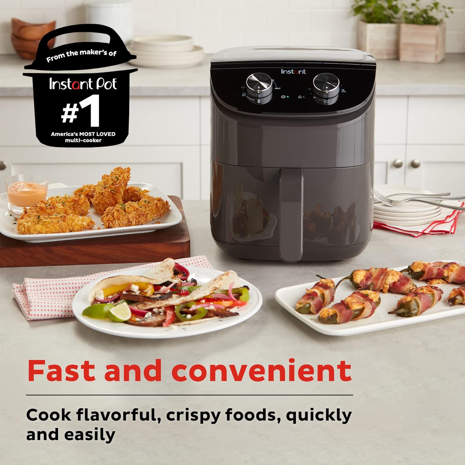 Instant Pot | 140-3135-01 | Instant Essentials Air Fryer, 4Qt