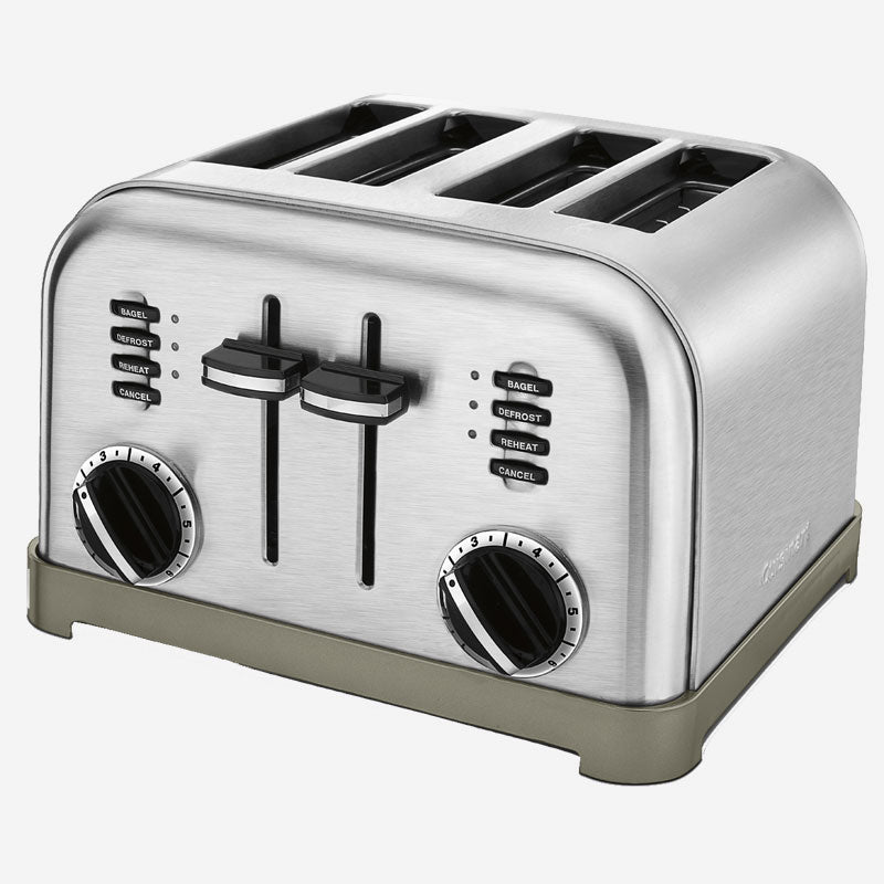 Cuisinart MetalClassic Toaster: 4-slice, brushed s/s | CPT-180C