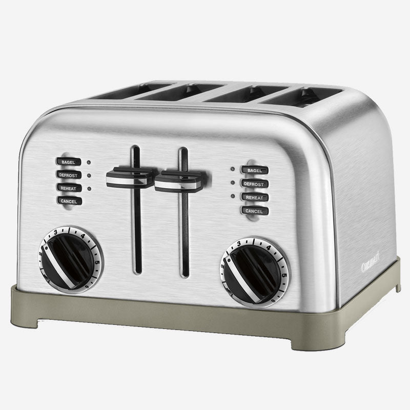 Cuisinart MetalClassic Toaster: 4-slice, brushed s/s | CPT-180C