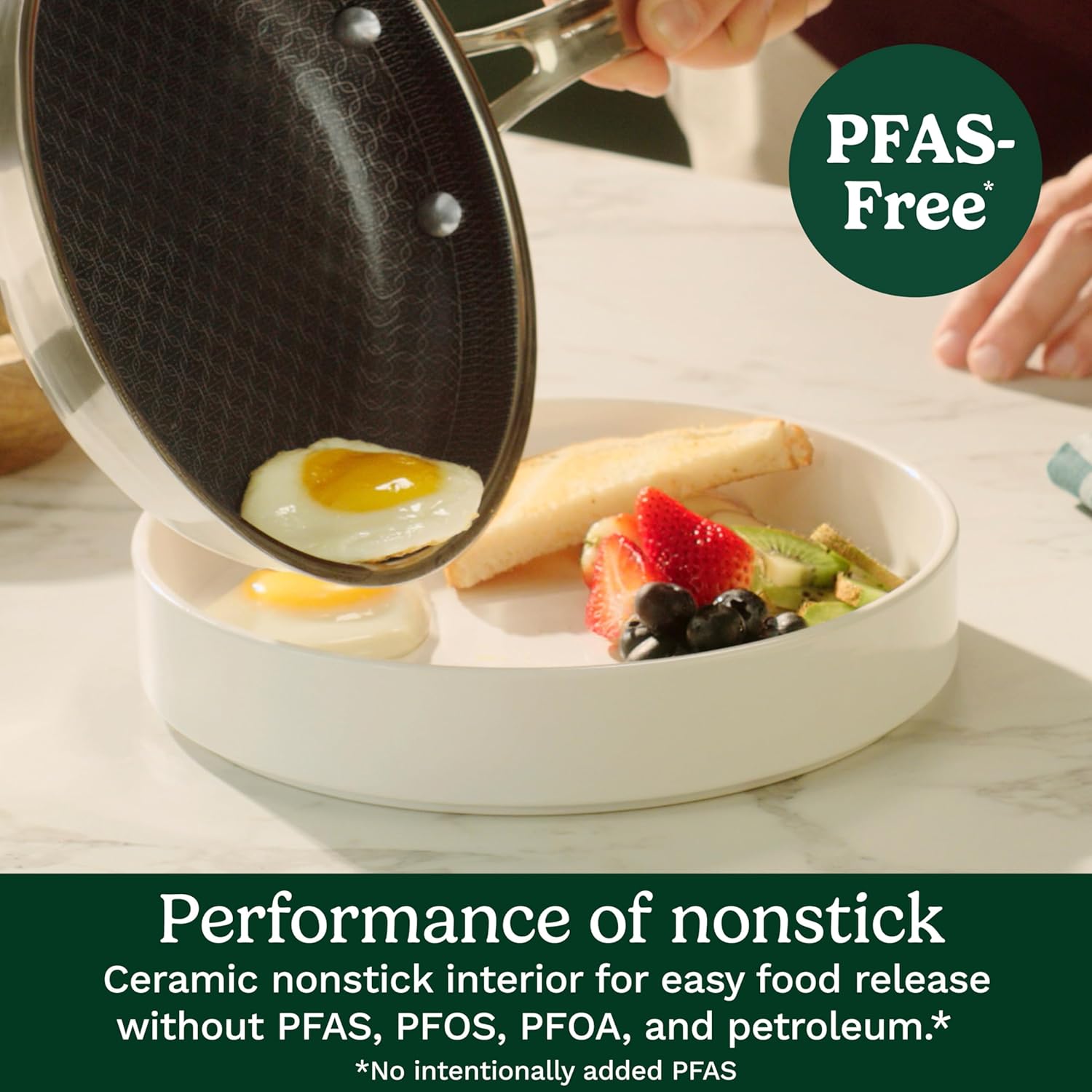 Cuisinart FusionPlus™ Skillet | FPS22-30HC | 12" Stainless Steel with Helper Handle