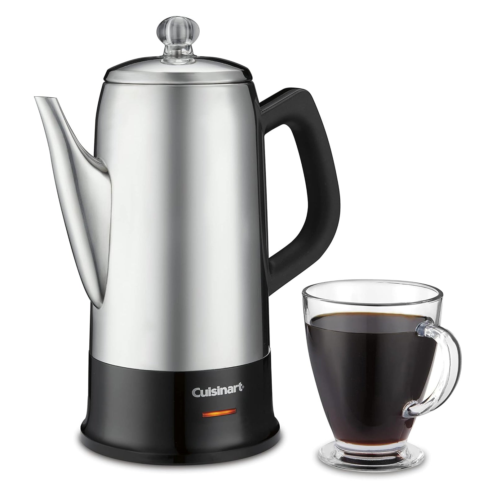 Cuisinart Coffee Percolator: 12 cup, Polished Stainless Steel | PRC-12NC