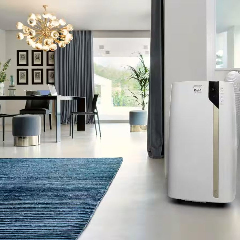 DeLonghi 14,000 BTU/h White Portable Air Conditioner | PACEX398VUV-6ALWH