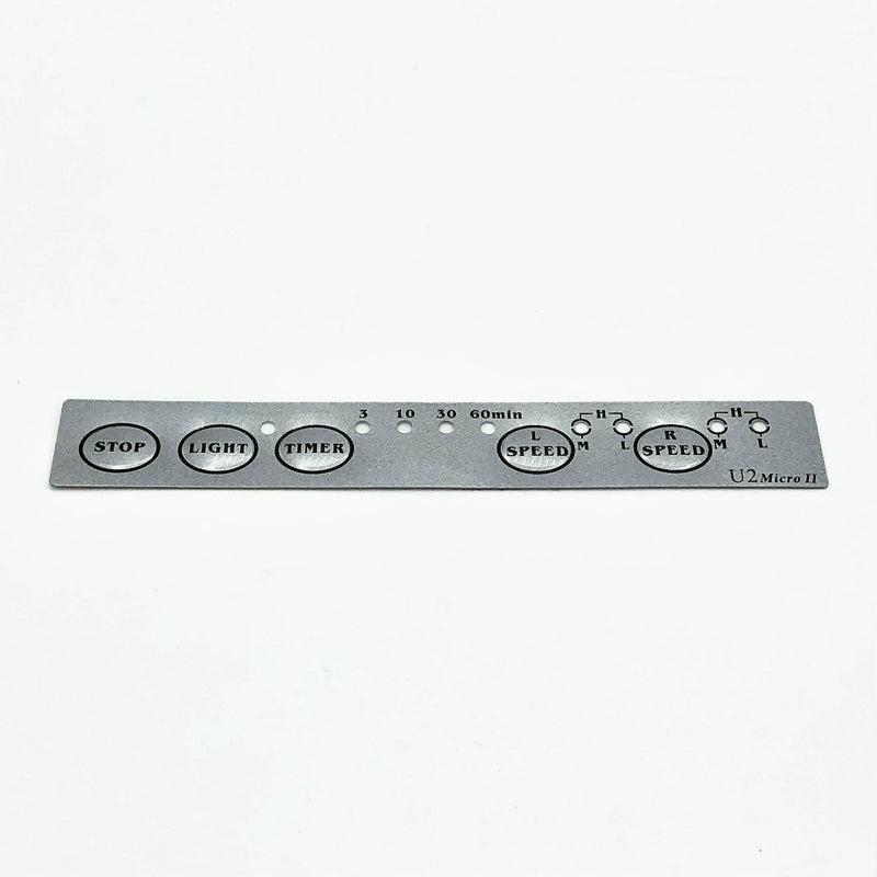SP-U2Mii-NPLT | U2 Micro II (2nd Generation) Name Plate Sticker