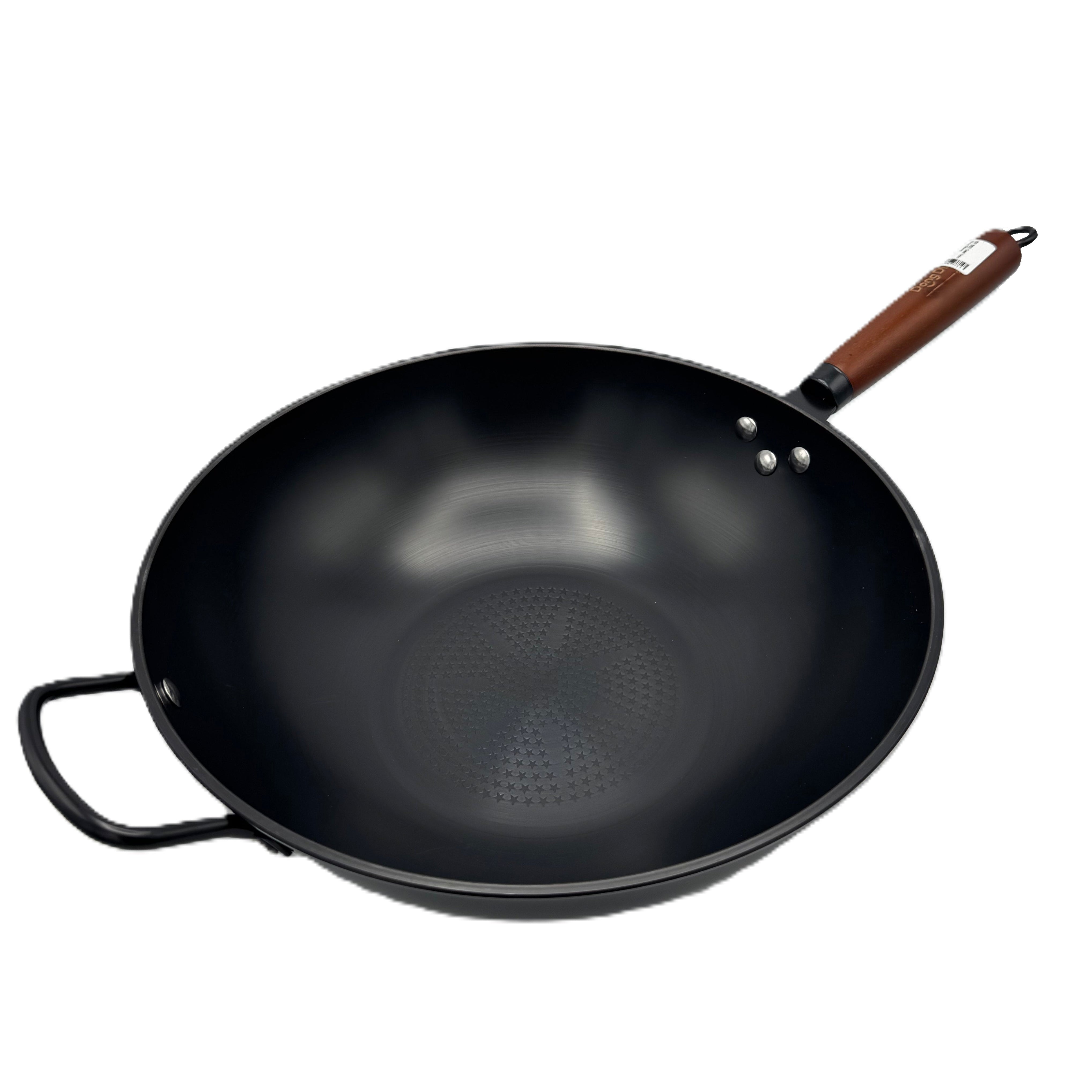 KR 34cm Cast Iron Wok | D62