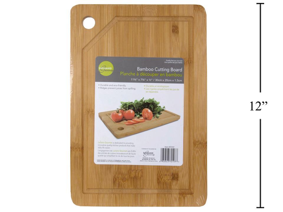 L.Gourmet Bamboo Cutting Board 12"x8"x1.5cm | 70197