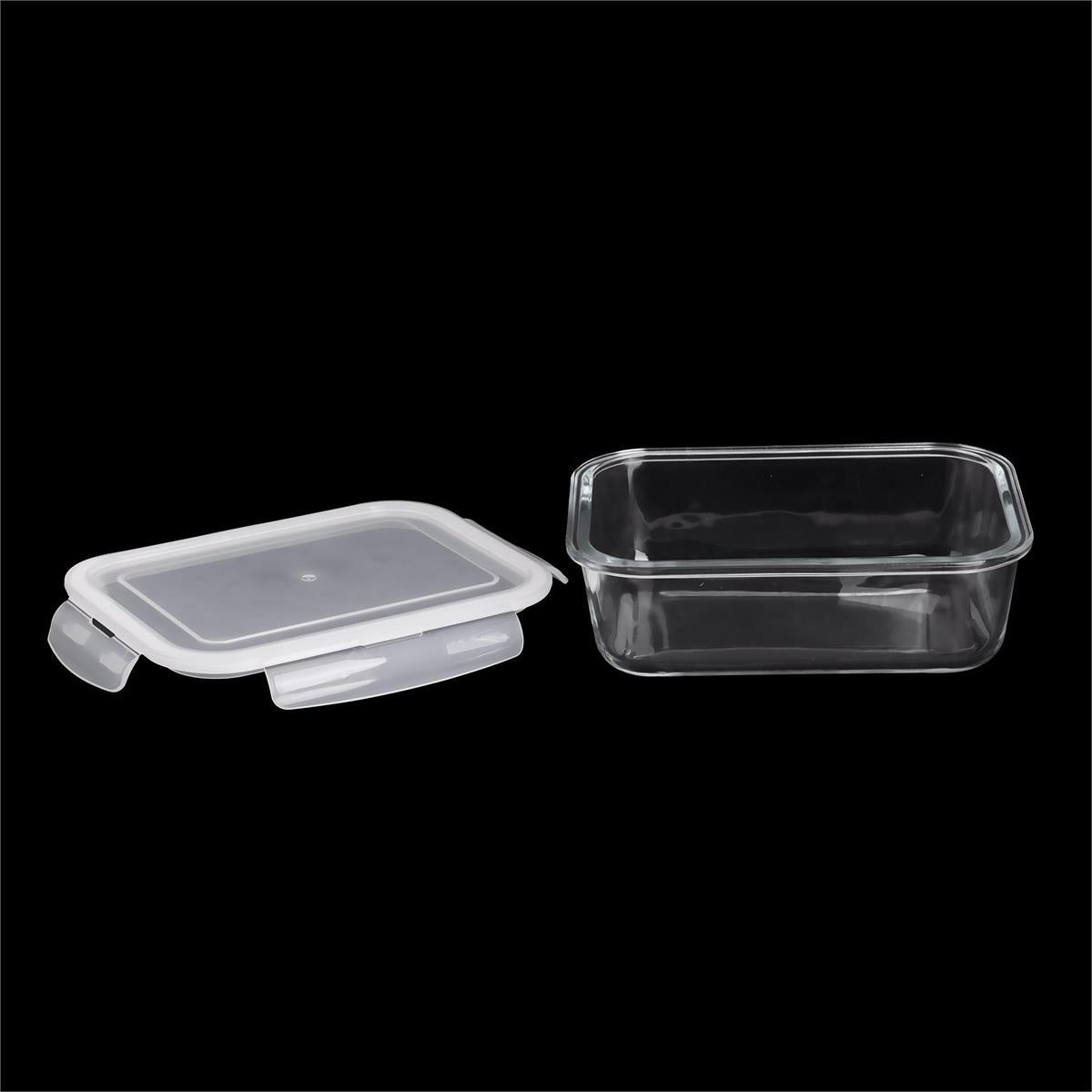 luciano 80896 rectangular borosilicate glass container image 2