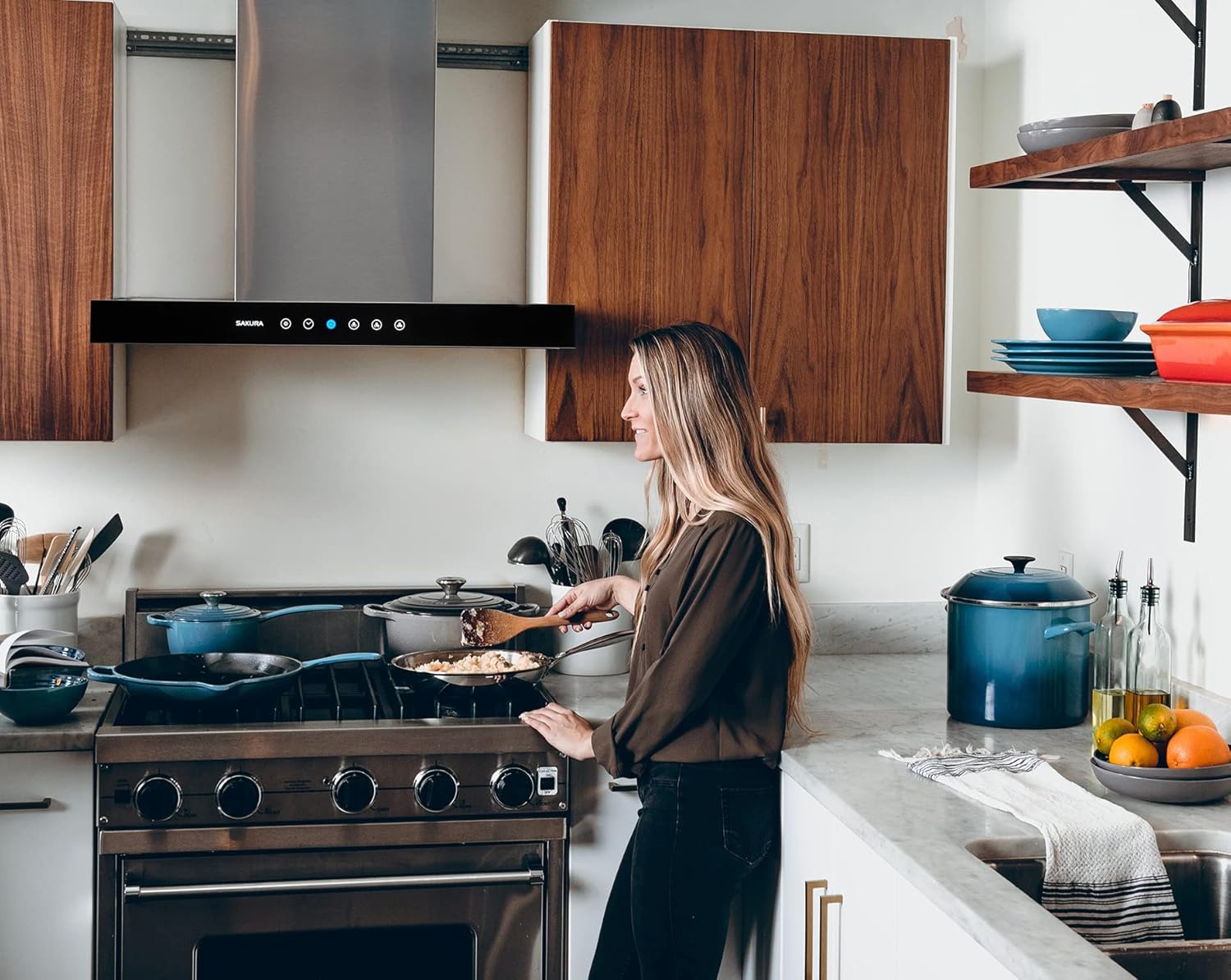 Sakura Kitchen Rangehood |M3000-30HS| Wall-Mounted, Chimney Style