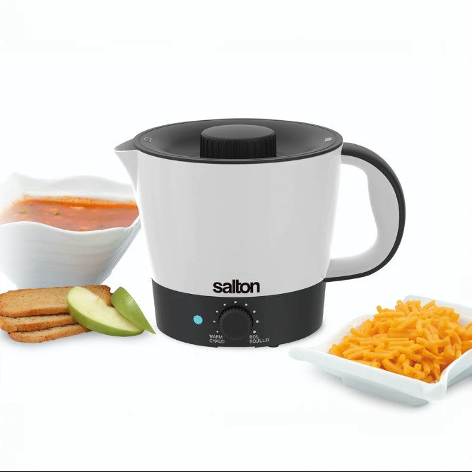 Salton MultiPot® 1.25L Multi-Cooker – 600W Electric Pot for Ramen, Rice, Soup & Steaming | MP-2143