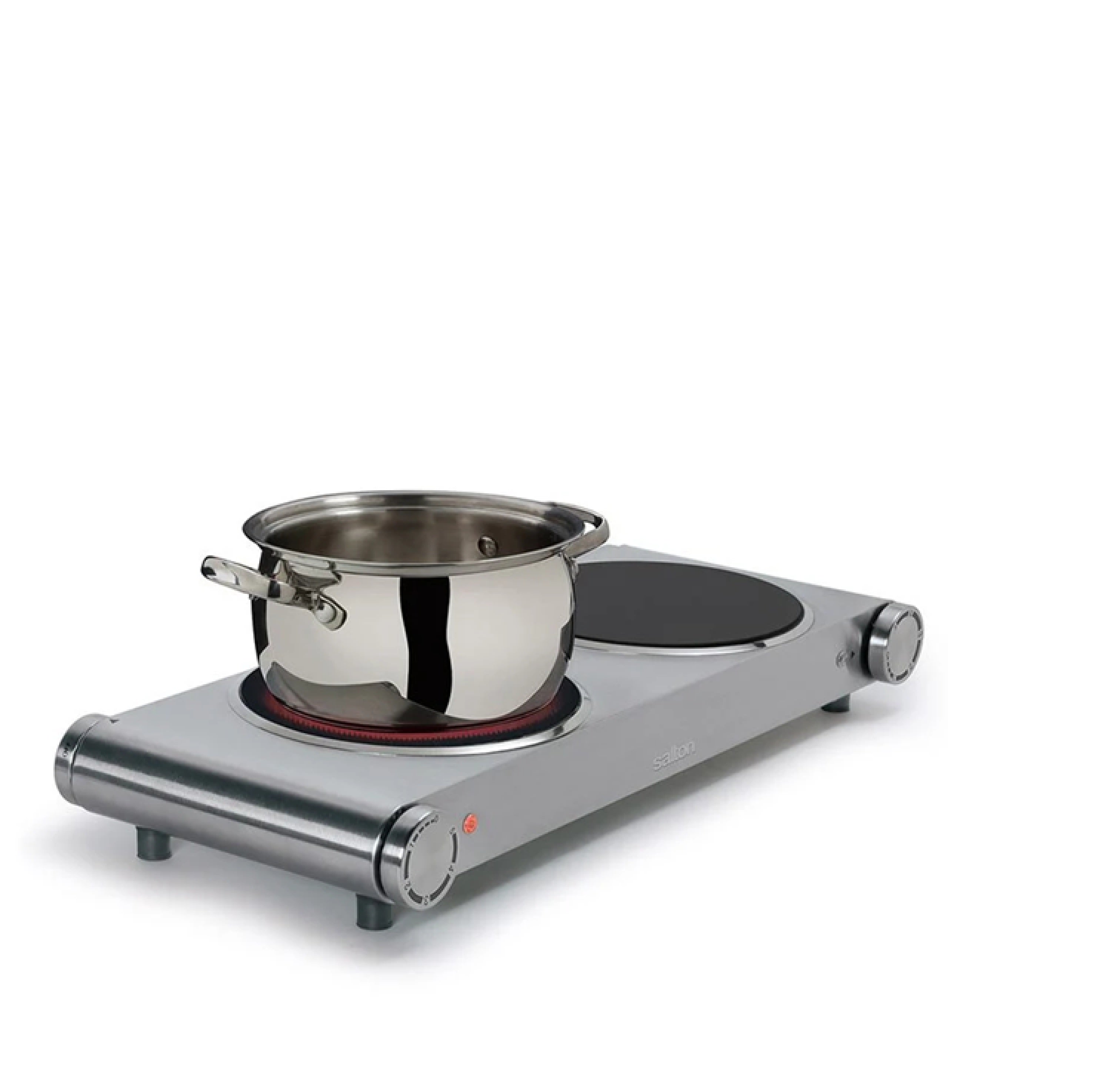 Salton 1800W s/s Infrared Range: Double Burner | HP-1269