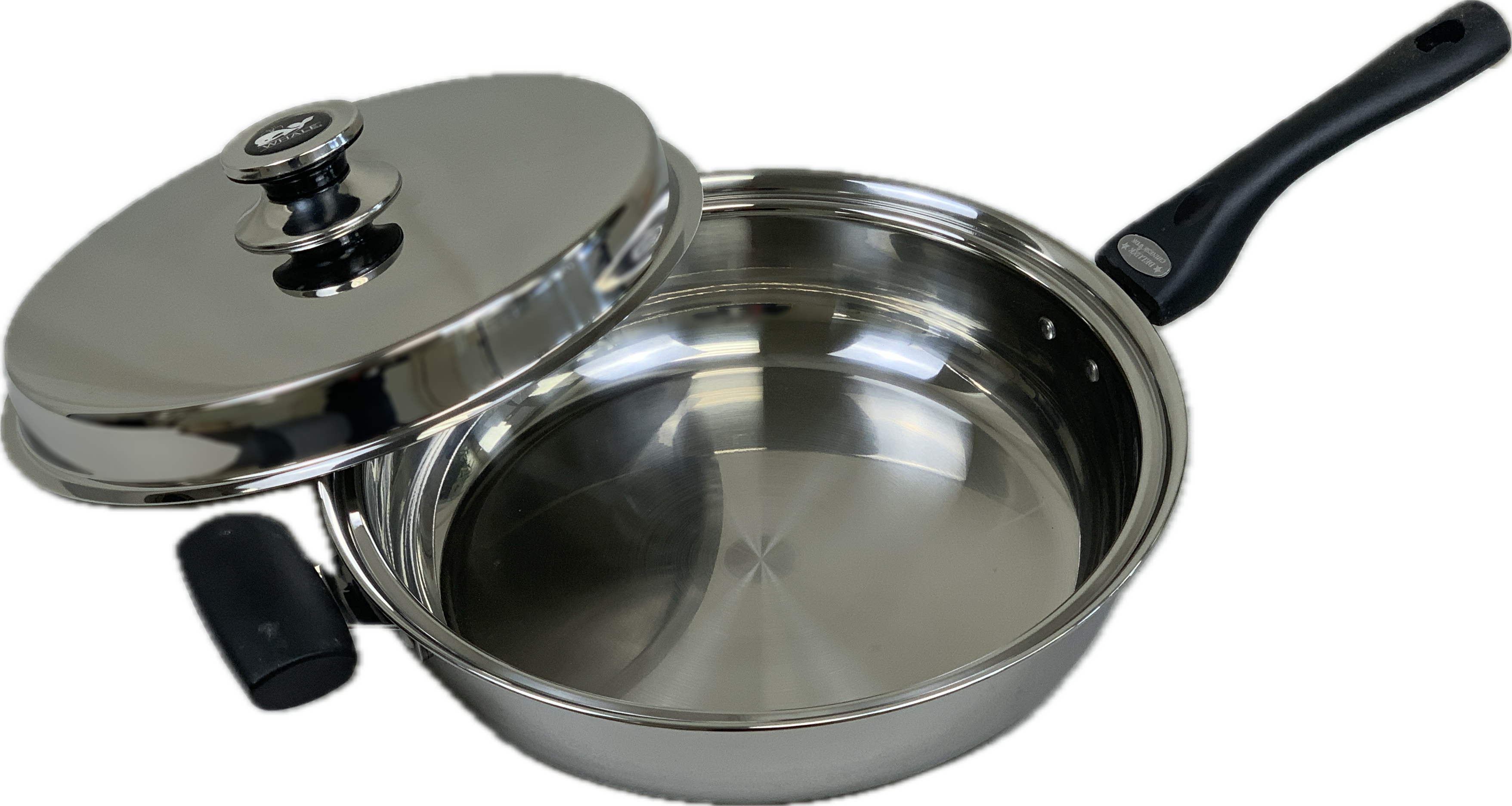 Whale | WW-32F | 5-layer Stainless Steel Saute Pan: 32cm