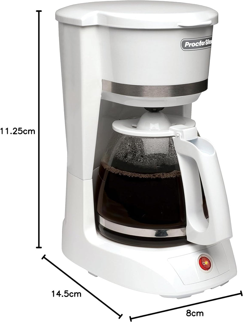 Proctor-Silex Coffee Maker 12-cup, white | 43801