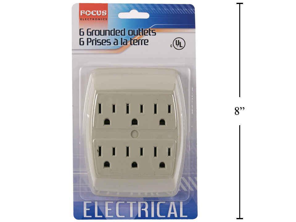 Focus 6 Outlet Wall Power Multiplier | 86962
