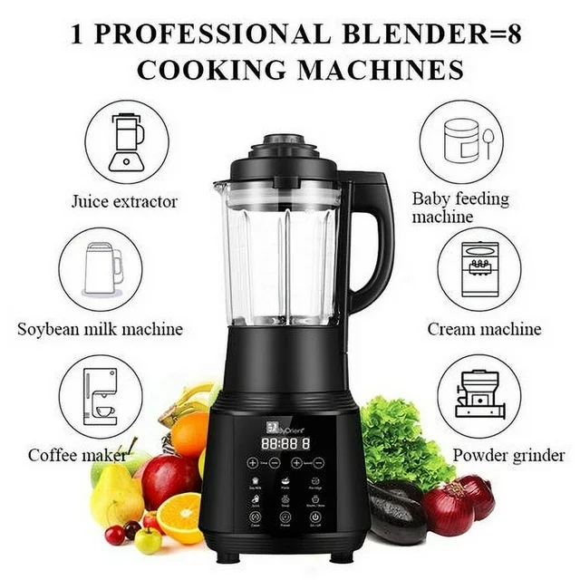 ByOrient Heating Blender: 1.75L tempered glass jar | BO-HB61