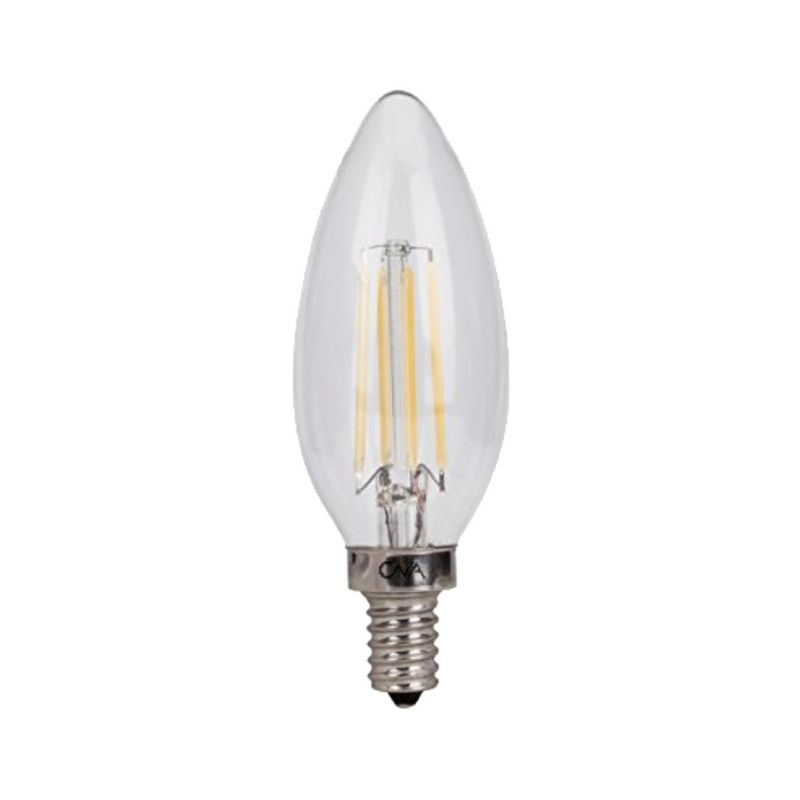 CNA LED A19 Lamp: 5.2W, 810 lumens (=50W), soft white 3000K, dimmable | LED-5.2WB10-30K