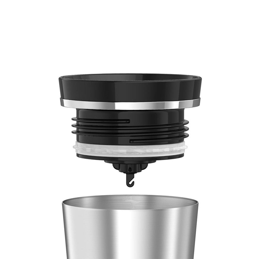 THERMOS | NS-105 Series | 470ml Travel Mug | Black Stainless