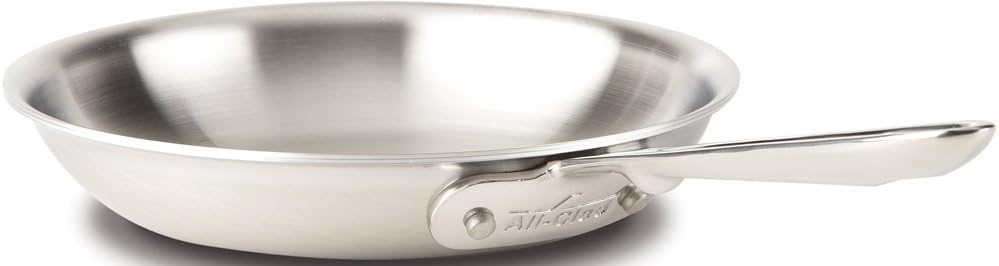 All-Clad d5 Fry Pan: 8", brushed s/s, induction compatible | BD55108