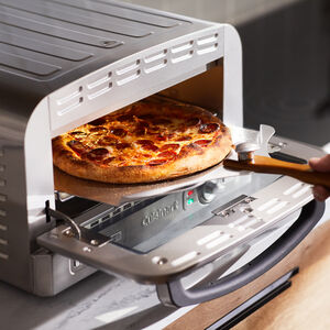 Cuisinart Indoor Pizza Oven: 1800W, incl 12.5" heat-conducting pizza stone, deep-dish pan, &amp; pizza peel | CPZ-120C