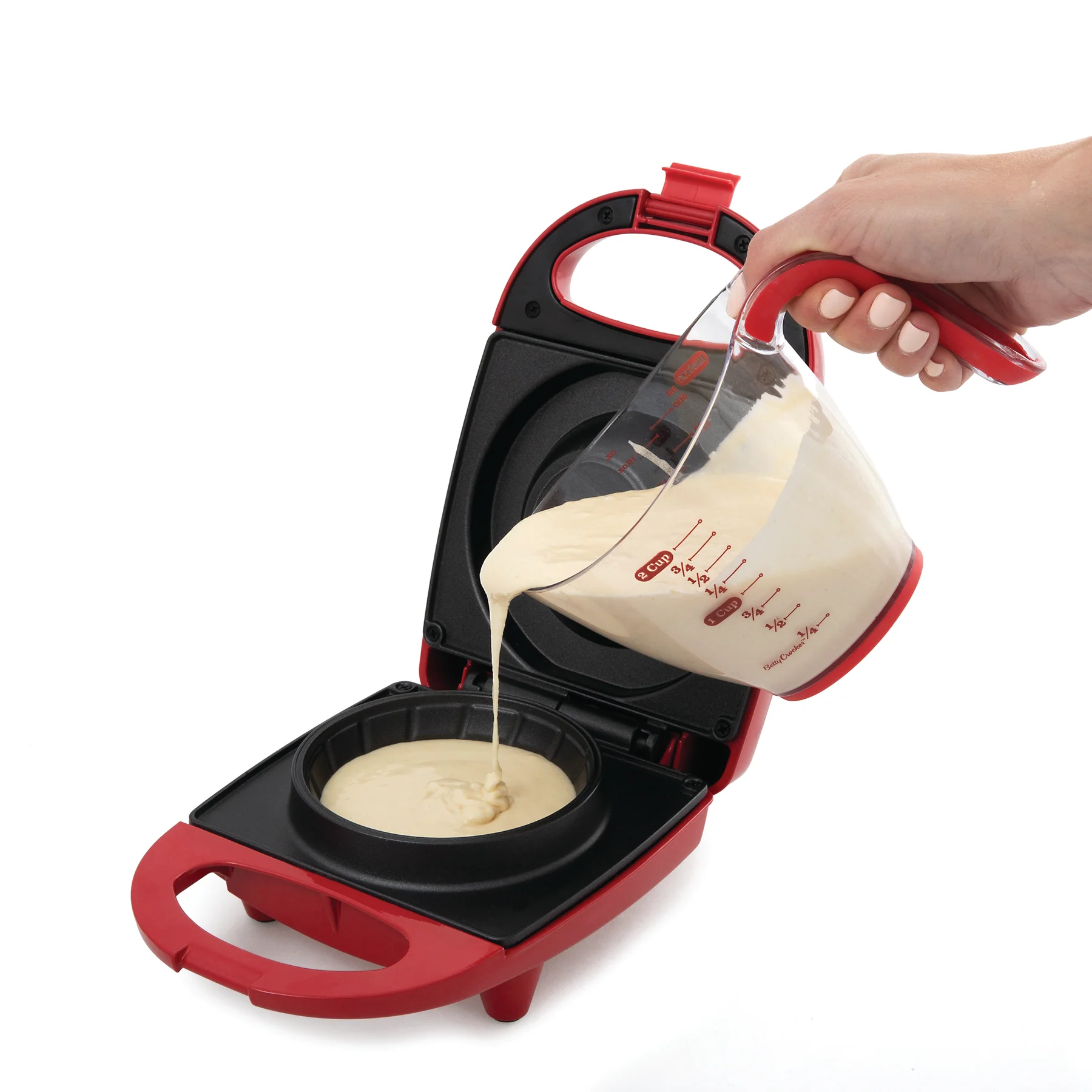 Salton Waffle Bowl Maker: 520W, red | WM-1907