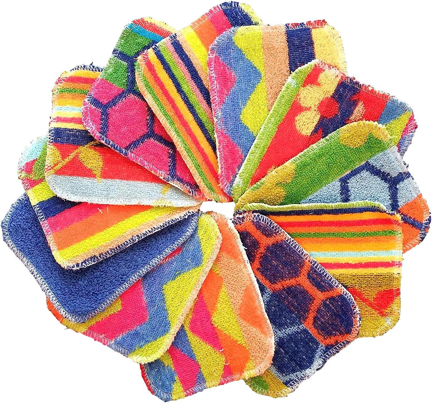 World's Best Flat Pot Scrubbers 1-Pack (Assorted Design / Colour) | ITEM V