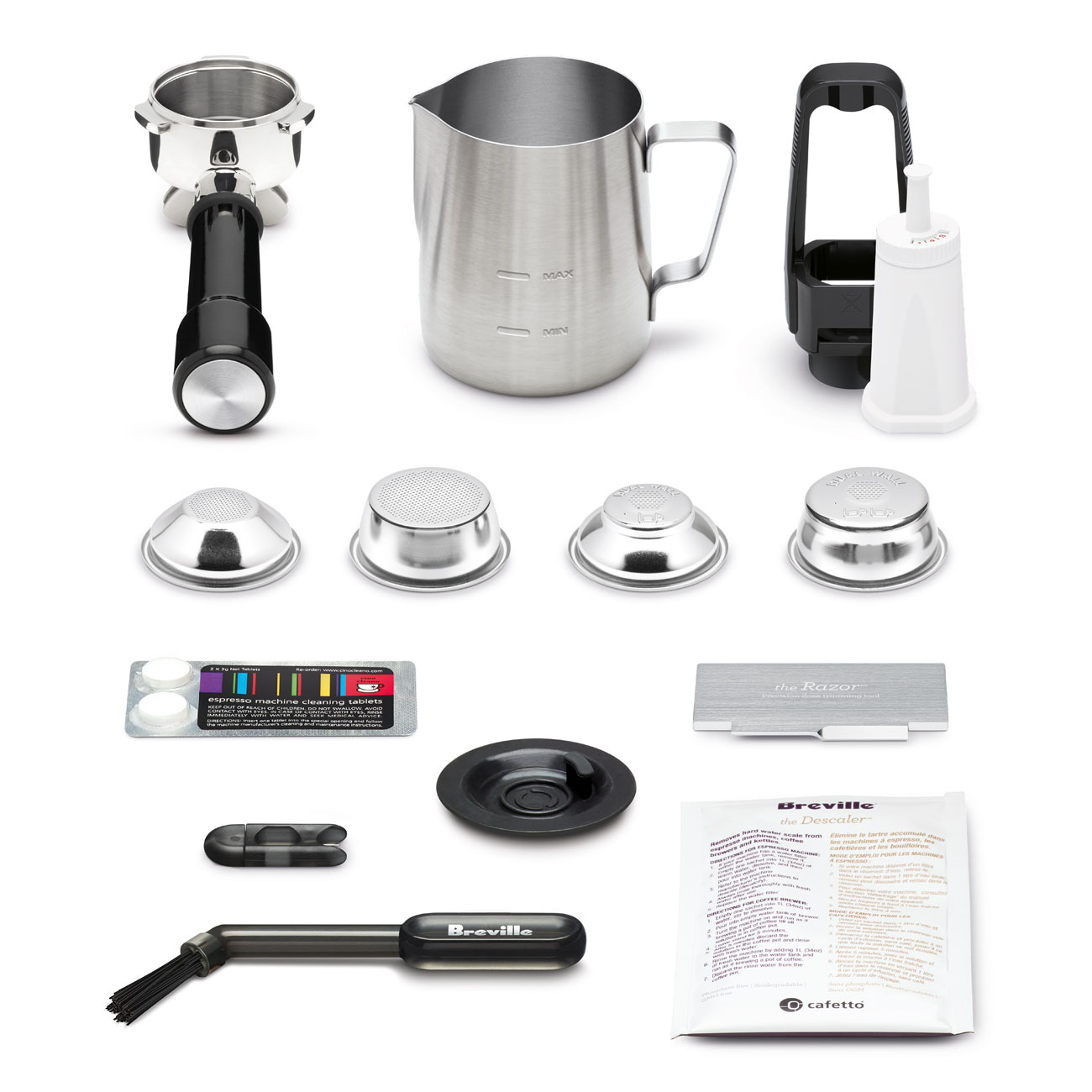 Breville The BARISTA TOUCH IMPRESS Espresso Maker | BES881BSS | 1750W, Touch Screen, Brushed Stainless Steel