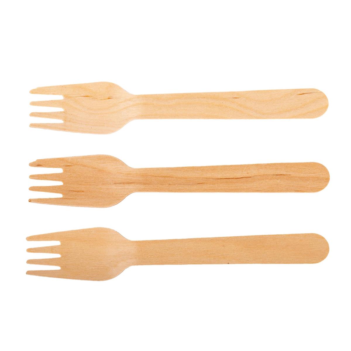 Luciano | 80842 | Disposable Wooden Fork