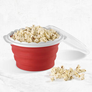 Cuisinart microwave Popcorn Maker: collapsible silicone body, Pop and Serve | CTG-00-MPMC