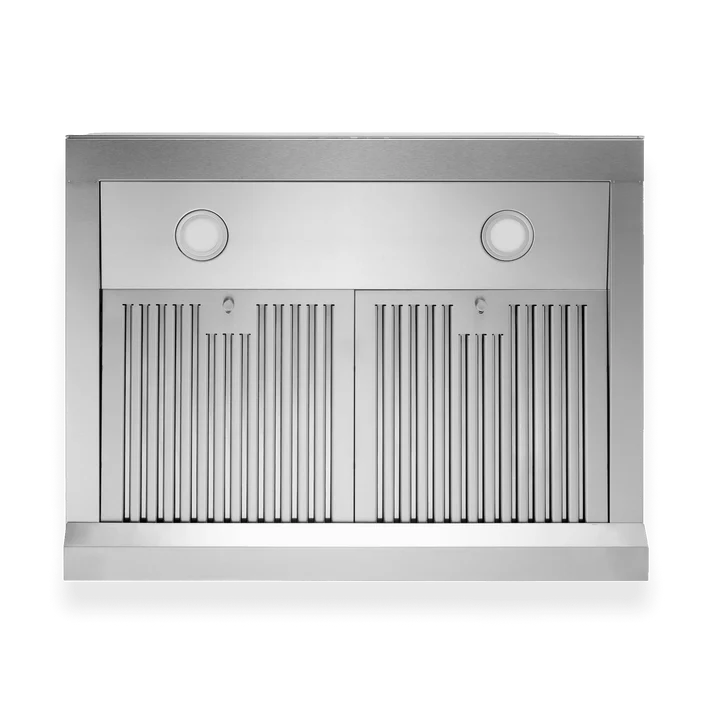 Sakura | R3312-30HS | Kitchen Rangehood: 30'' wide, under-cabinet, with baffle filter, polished s/s, dual AC motor, touch screen