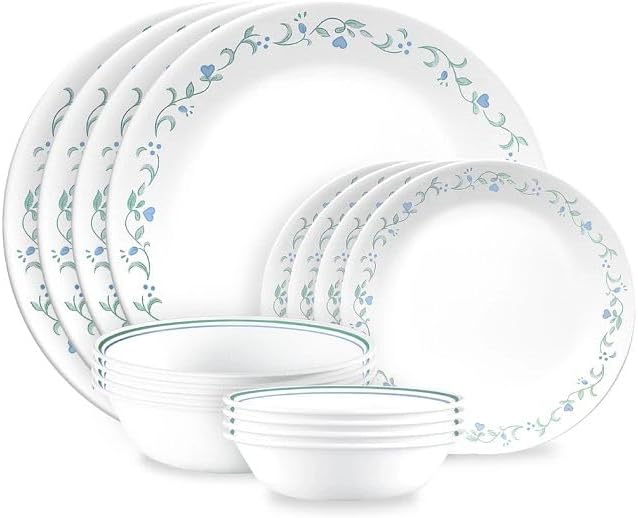 Corelle 16pc Dinnerware Set, Country Cottage, round (mugless) | 1149093