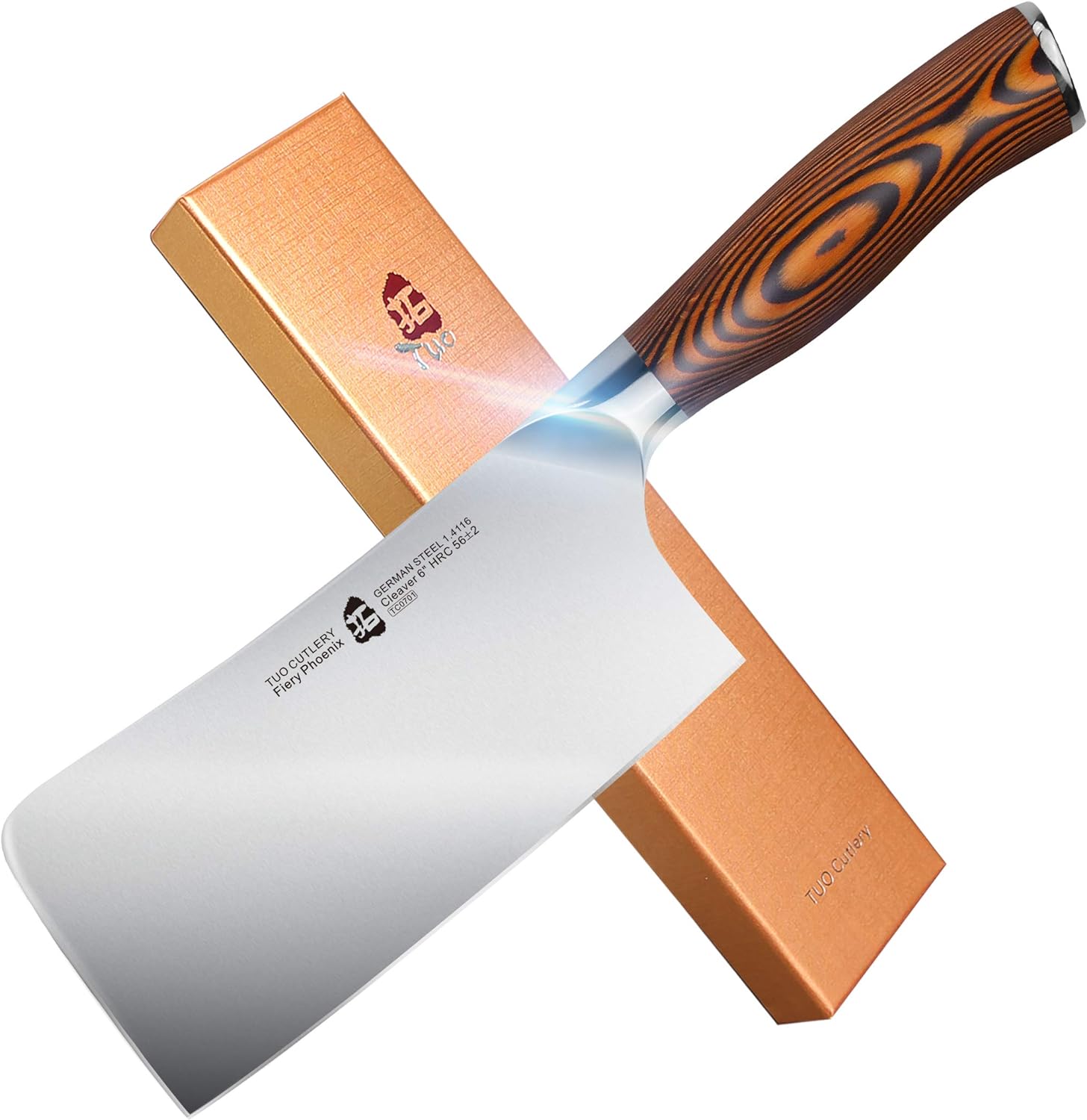 Tuo Fiery Phoenix Cleaver 6'' | TC0701