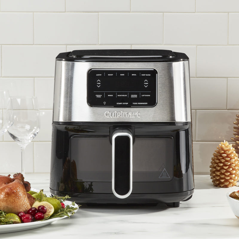 Cuisinart Air Fryer: 6-Quart (5.7 L), 1800W, digital display w/ 5 air-fry presets | AIR200C