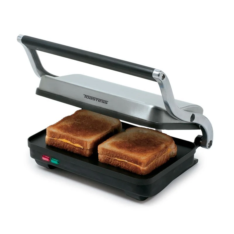 Salton Sandwich Grill: 1000W, 451 sq. cm (70 sq.in.) grill plates, s/s | TSG-710