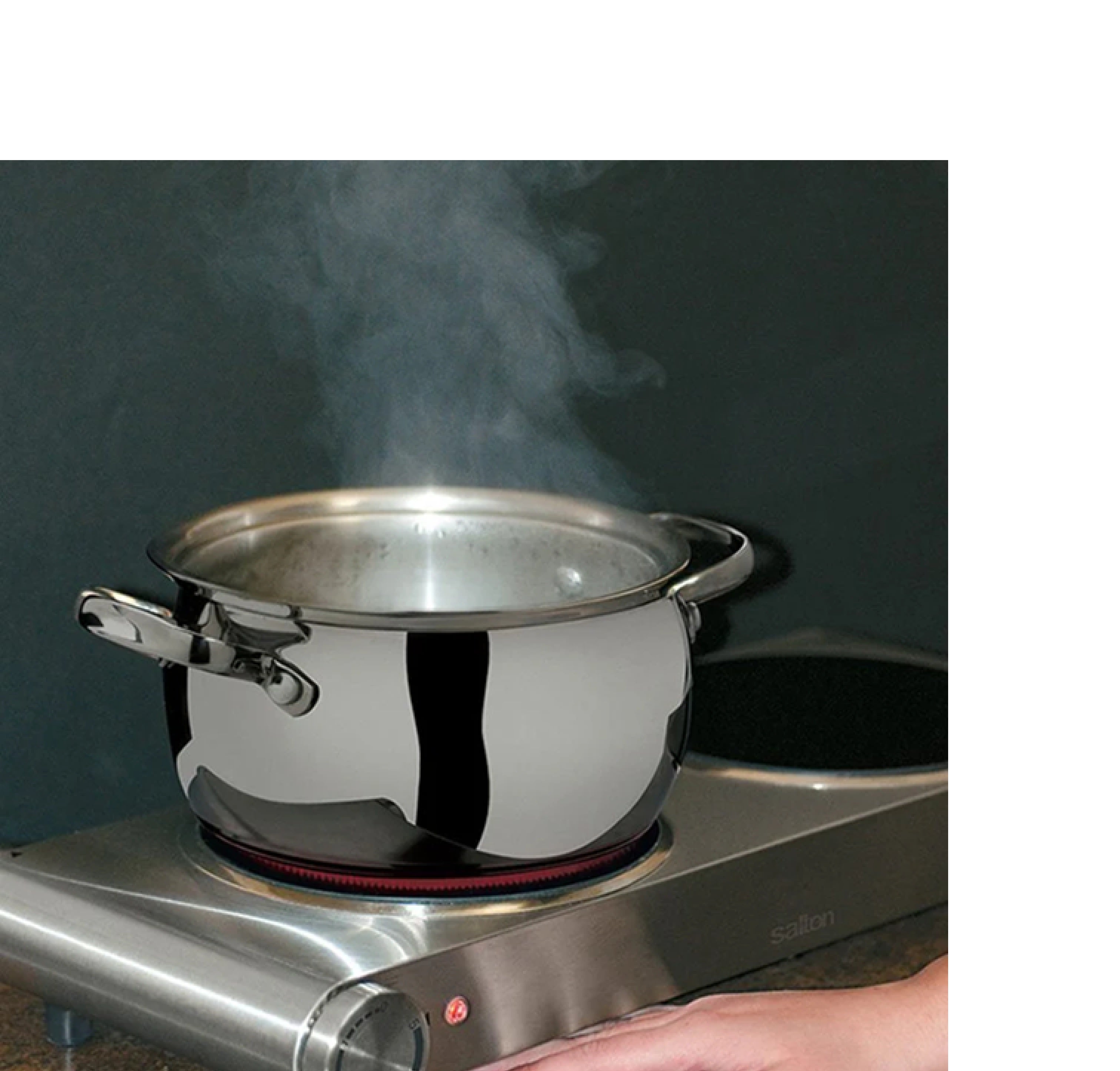 Salton 1800W s/s Infrared Range: Double Burner | HP-1269