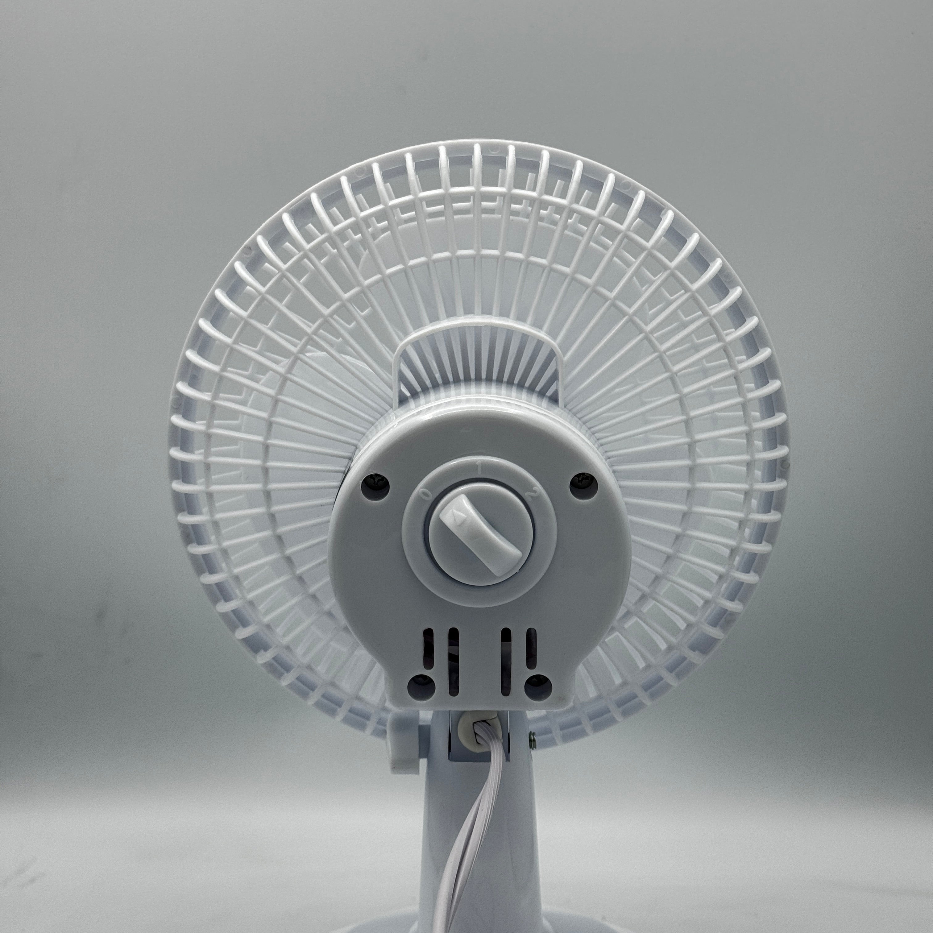 Optimus | F-0611 | 6'' White Personal Desk Fan
